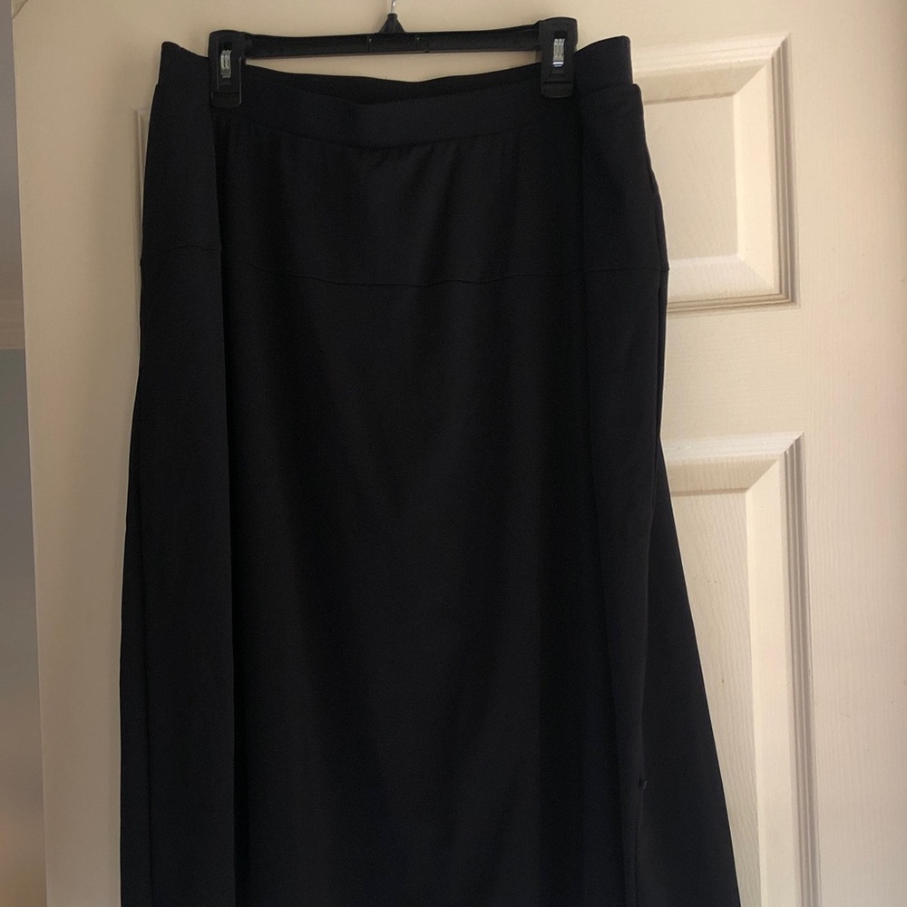 Classic Black Women's A-Line Swim Skirt